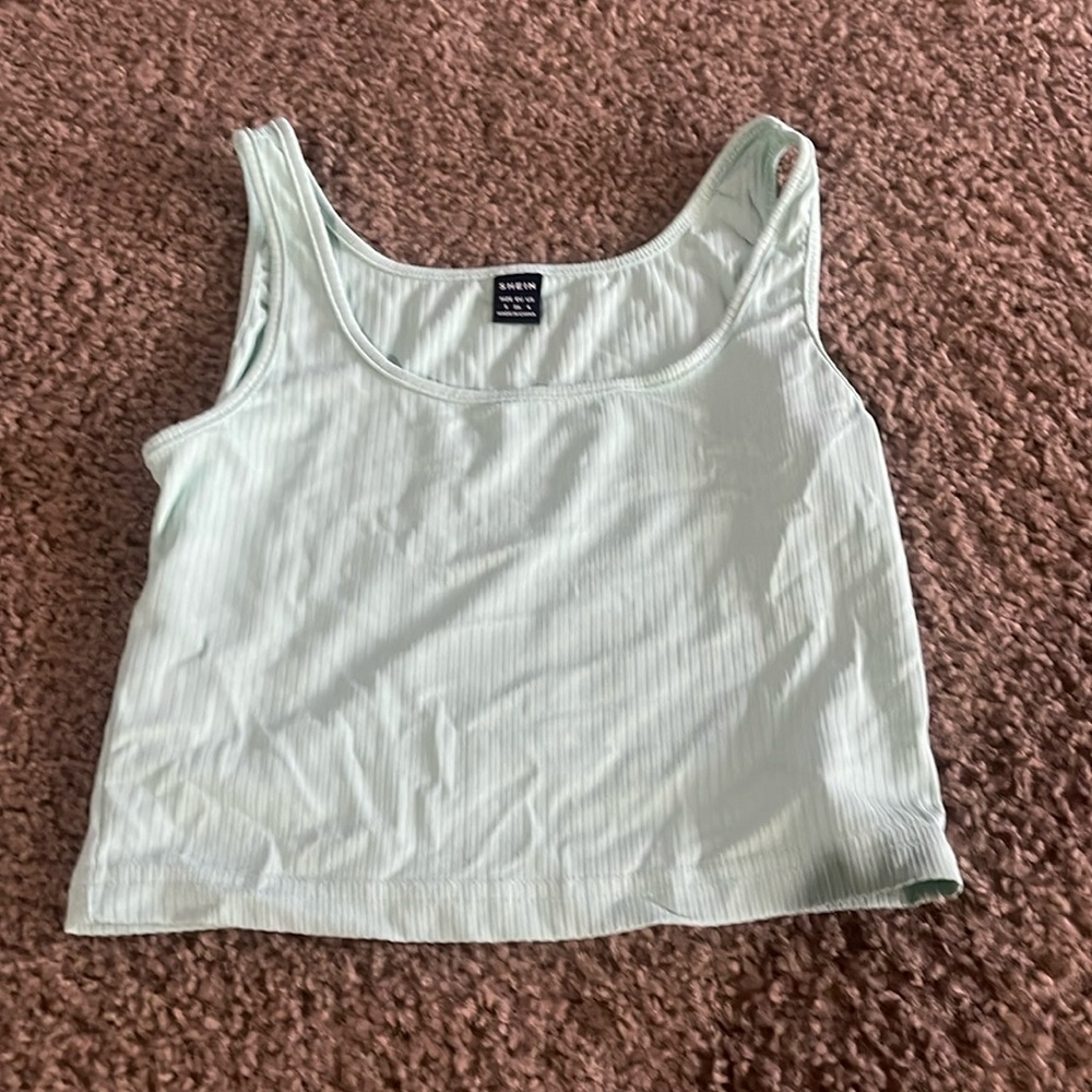 Mint Green Cropped Top